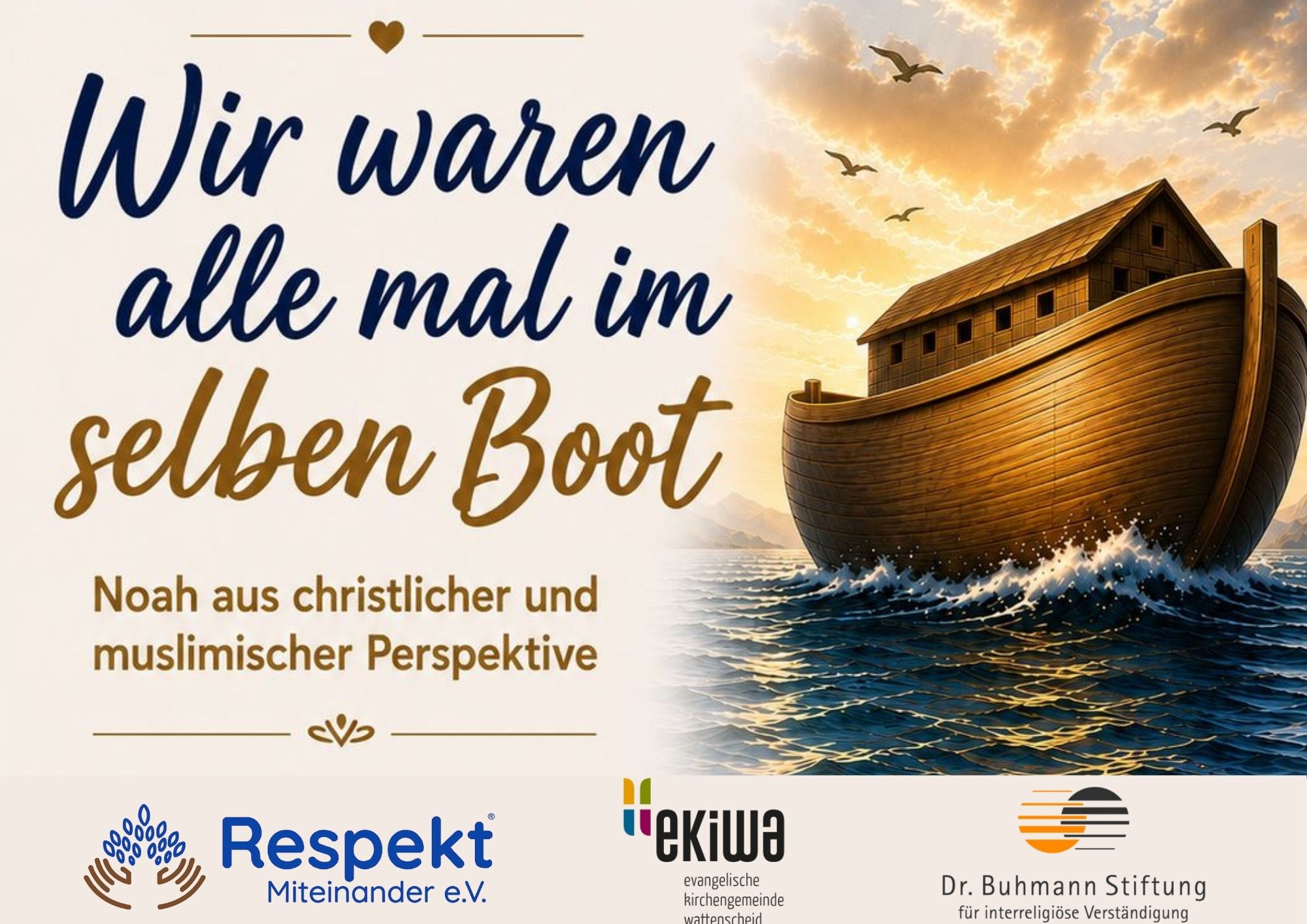 Wir waren alle mal im selben Boot – Noah aus christlicher und muslimischer Perspektive