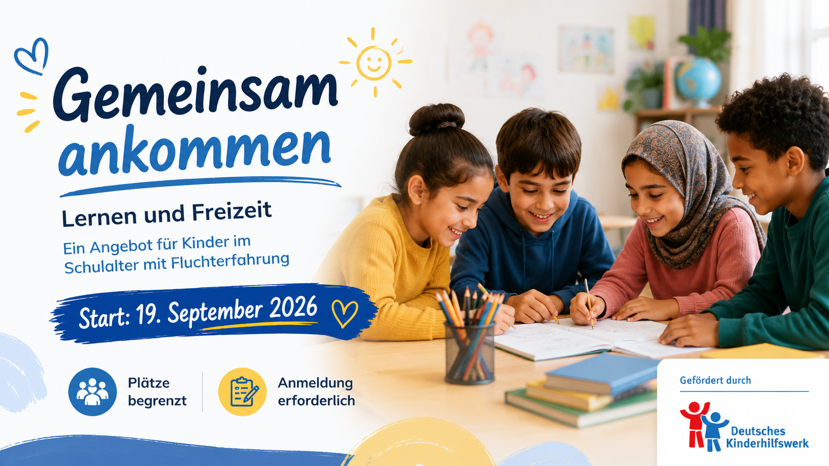 Gemeinsam ankommen – Lernen und Freizeit