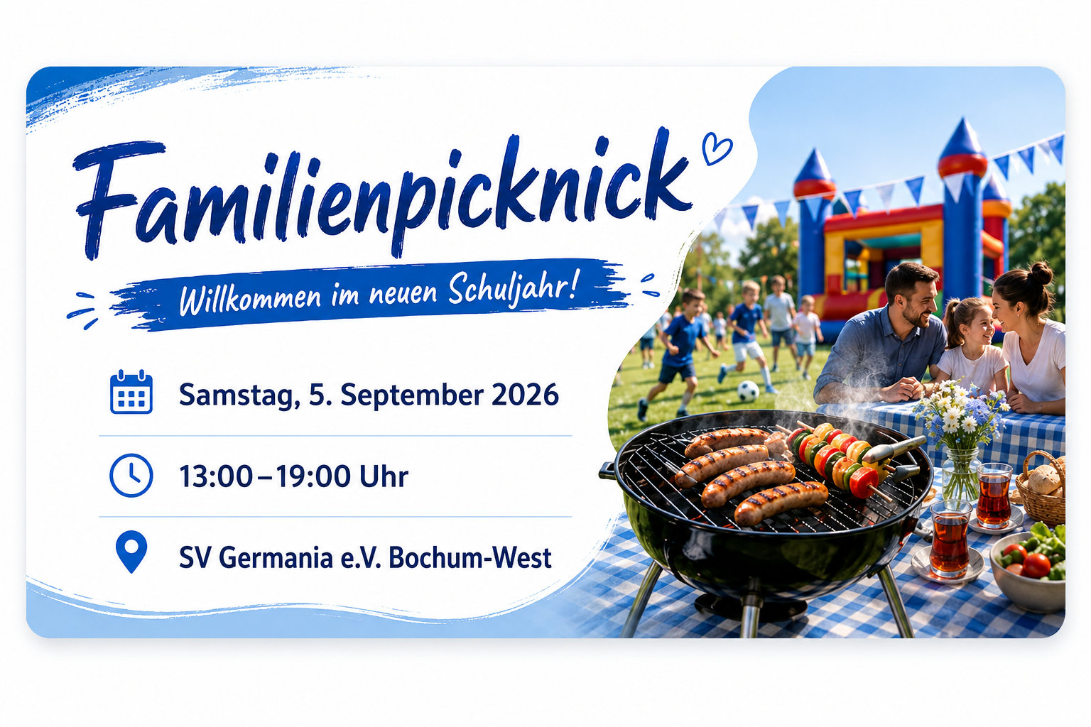 🌿 Willkommen im neuen Schuljahr – Familienpicknick 🌿